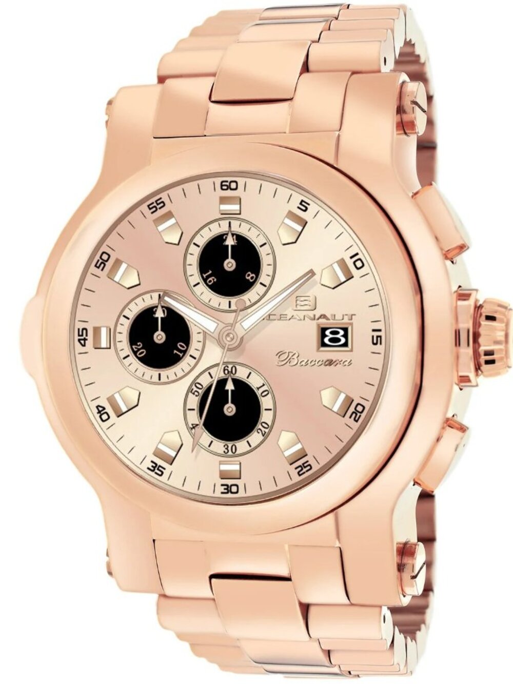 Oceanaut Men's Baccara XL Rose Gold Dial Watch - OC0825